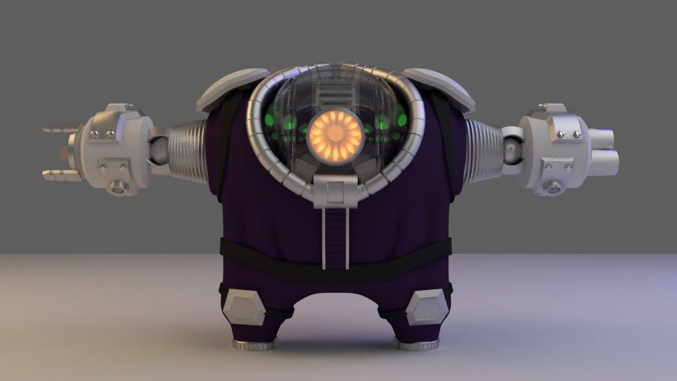 Urigged Alien Robot preview image 1